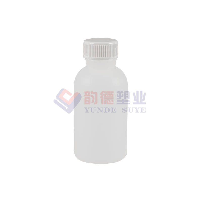 Kjemisk fortykket HDPE rund flaske med PP-lokk 100ml-01（A）